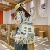 Versión coreana ins high school mochila escolar femenino harajuku ulzzang college wind junior high school mochila simple mochila Application Scenario